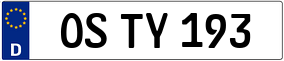 Truck License Plate